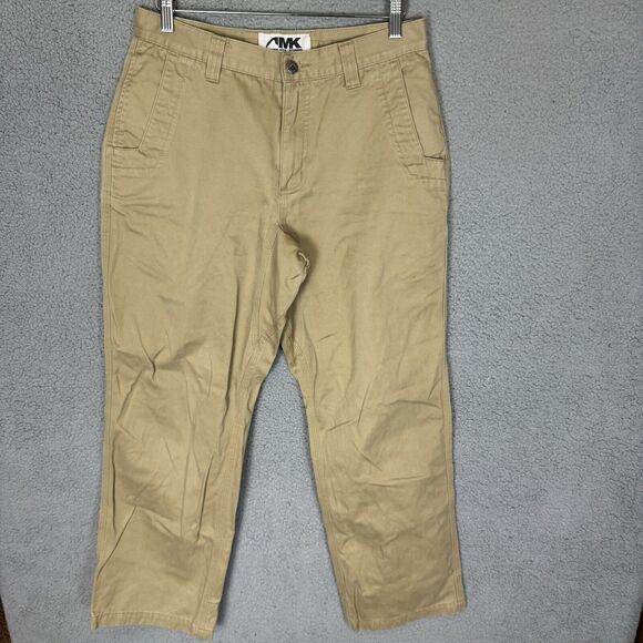 Mountain Khakis Pants Mens 33x30 Khaki Straight Leg Flat Front Classic Fit - Picture 1 of 9